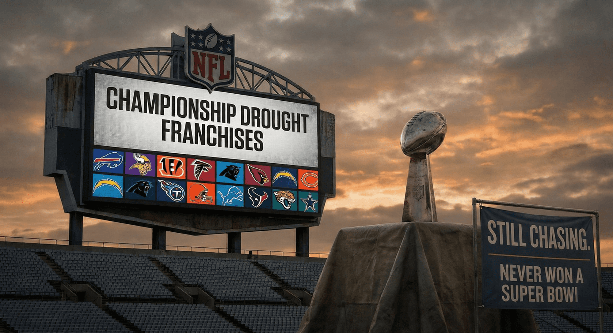 What NFL Teams Have Never Won a Super Bowl?